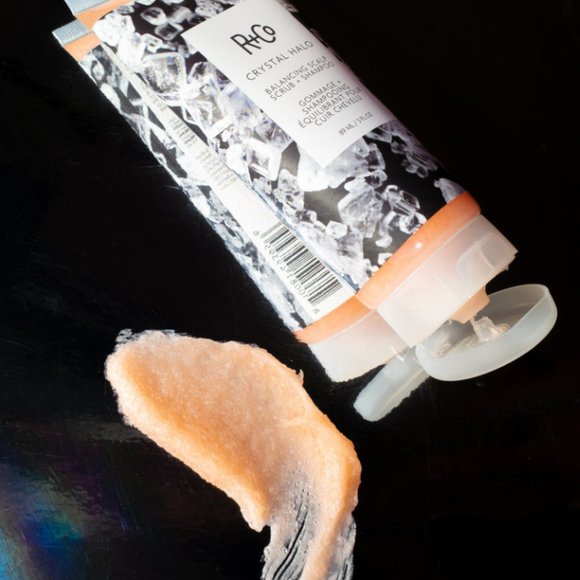 R+CO Crystal Halo Balancing Scalp Scrub + Shampoo NEW! - Picture 2 of 5